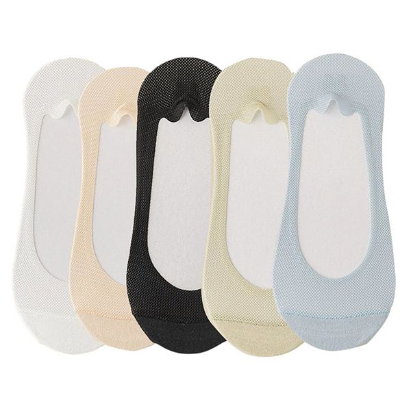 5 пар женских носков без видимости с сетчатыми вставками, низкий вырез, хлопковая подкладка, противоскользящий дизайн Anna-Kaci, White Beige Black
5 пар женских носков без видимости с сетчатыми вставками, низкий вырез, хлопковая подкладка, противоскользящий дизайн Anna-Kaci, White Beige Black