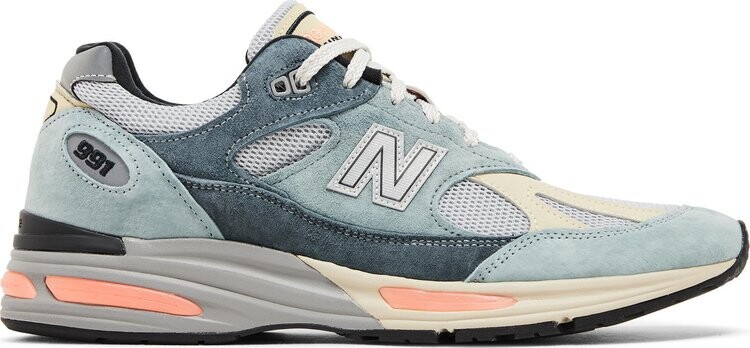 Кроссовки 991v2 Made In England 'Silver Blue Turbulence', синий
Кроссовки 991v2 Made In England 'Silver Blue Turbulence', синий