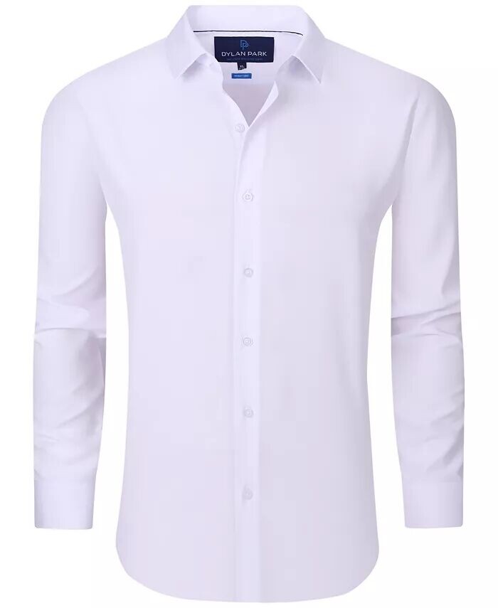 Мужская рубашка-платье с геометрическим узором и застежкой на пуговицы Dylan Park, белый
Мужская рубашка-платье с геометрическим узором и застежкой на пуговицы Dylan Park, белый