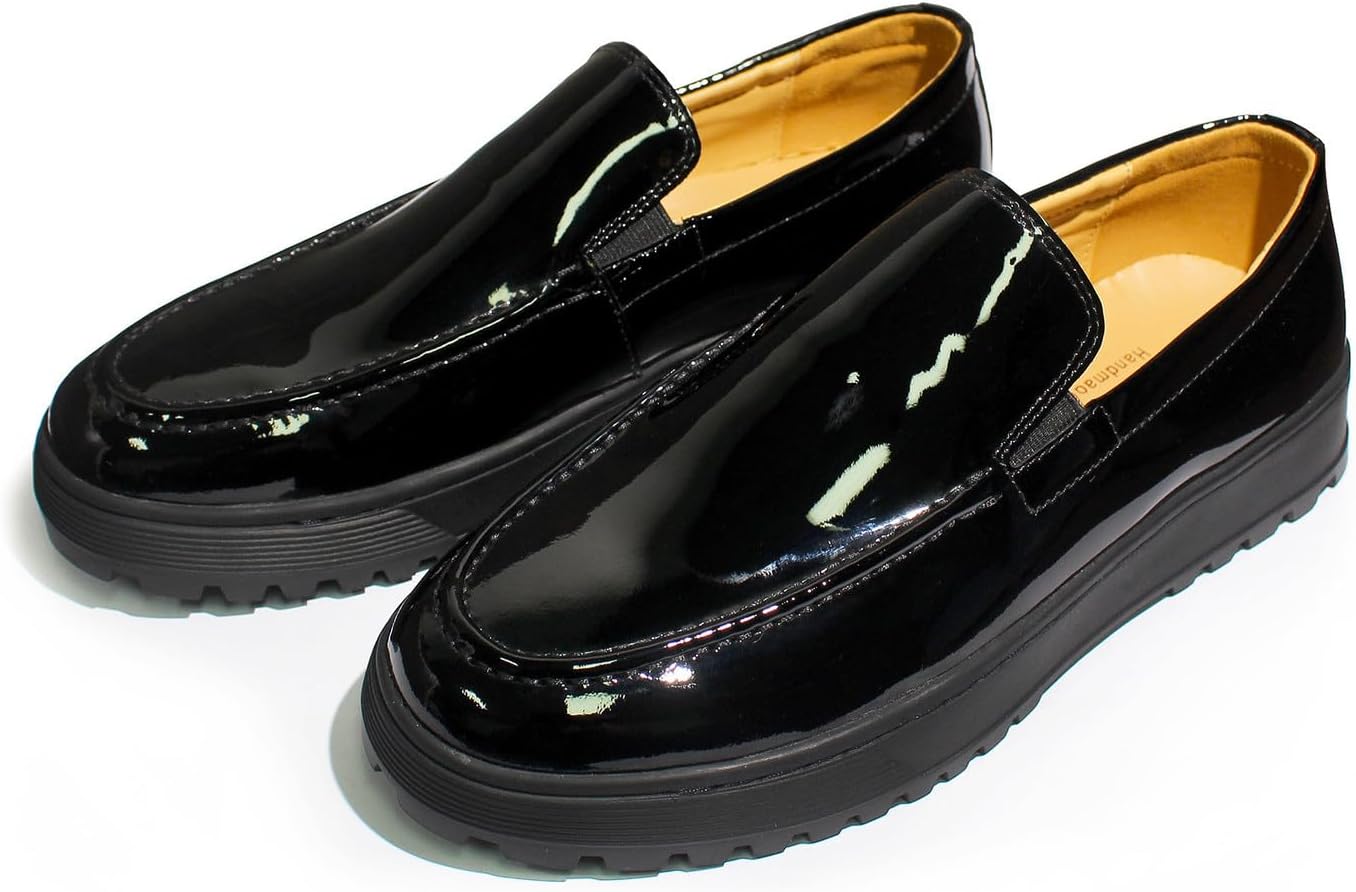 Мужские пенни-лоферы Santimon Mens, зеленые туфли на выпускной и вечерние, с пряжкой, из лакированной кожи, свадебные и повседневные деловые мокасины, модные вечерние туфли под смокинг для мужчин
Мужские пенни-лоферы Santimon Mens, зеленые туфли на выпускной и вечерние, с пряжкой, из лакированной кожи, свадебные и повседневные деловые мокасины, модные вечерние туфли под смокинг для мужчин