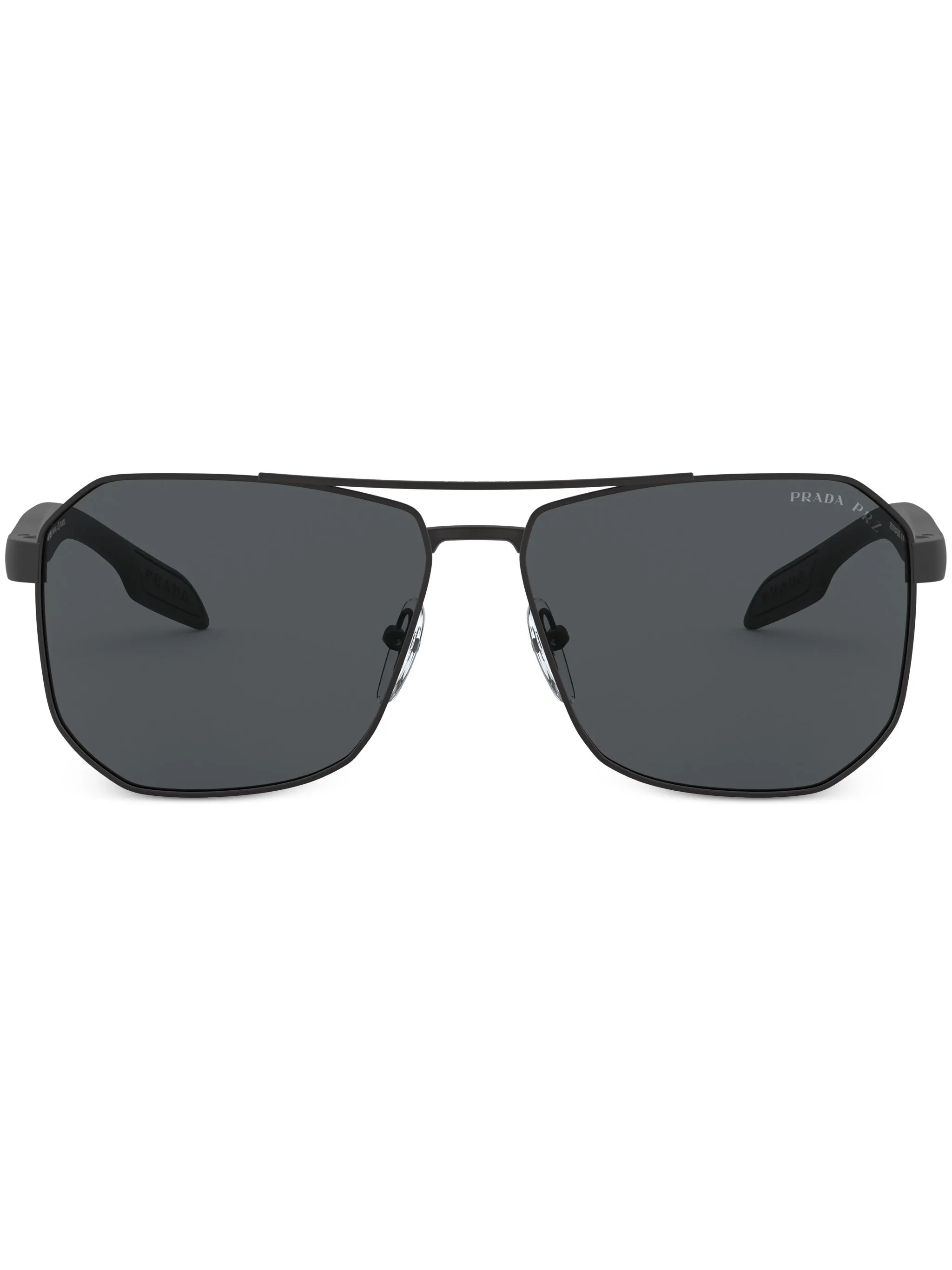 Солнцезащитные очки в квадратной оправе Prada Eyewear, черный
Солнцезащитные очки в квадратной оправе Prada Eyewear, черный