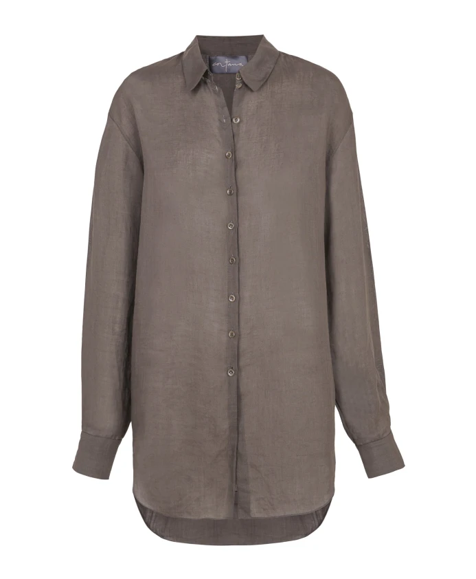 Рубашка оверсайз Dennis каштанового цвета рами Cortana, коричневый
Рубашка оверсайз Dennis каштанового цвета рами Cortana, коричневый