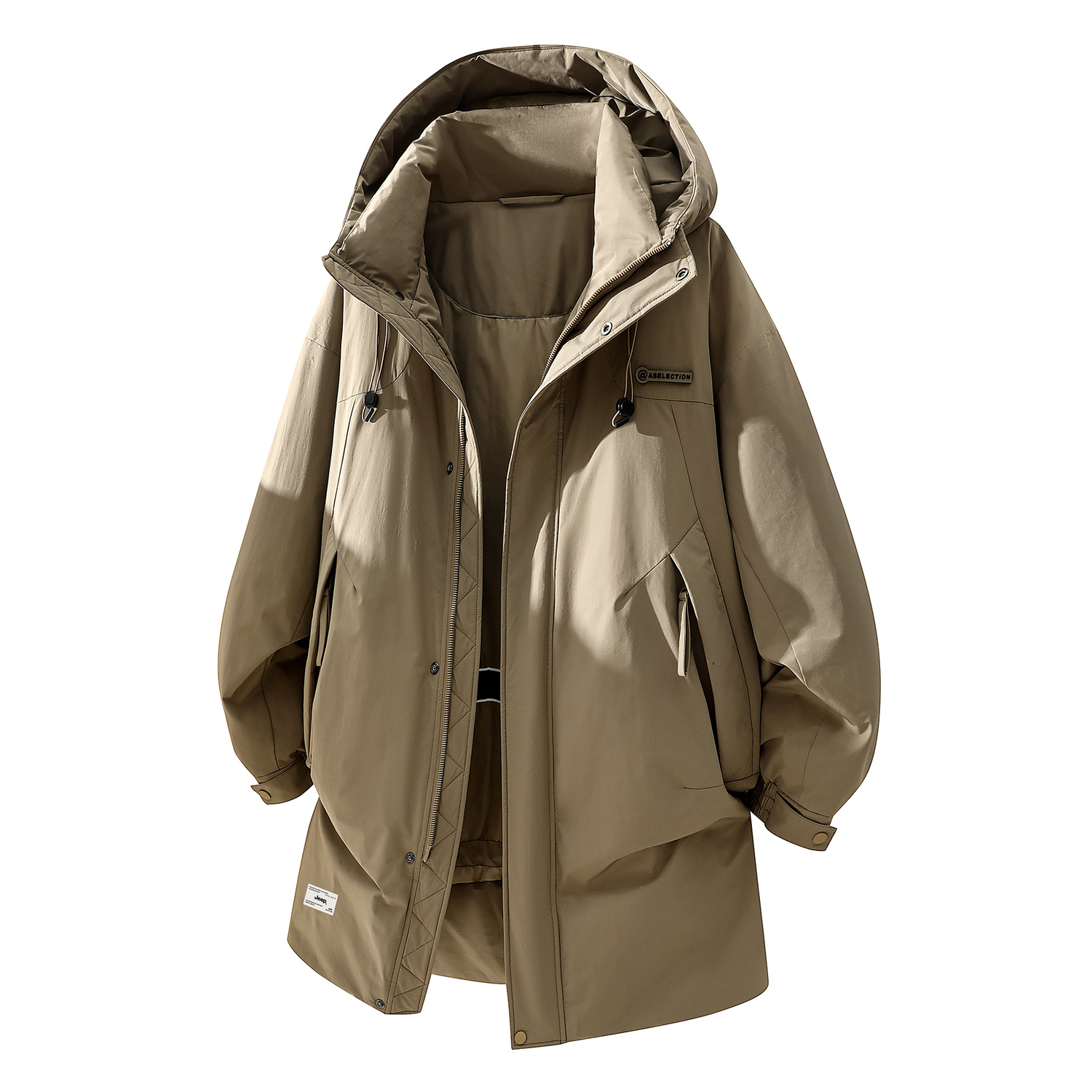 Пуховик Unisex Hooded Thickened Others Jeep, хаки
Пуховик Unisex Hooded Thickened Others Jeep, хаки