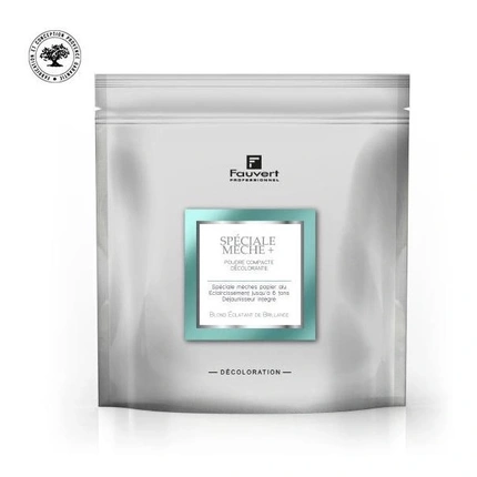 Специальный отбеливатель 6 тонов + пакет с застежкой-молнией, специальная алюминиевая бумага 500 г Fauvert
Специальный отбеливатель 6 тонов + пакет с застежкой-молнией, специальная алюминиевая бумага 500 г Fauvert