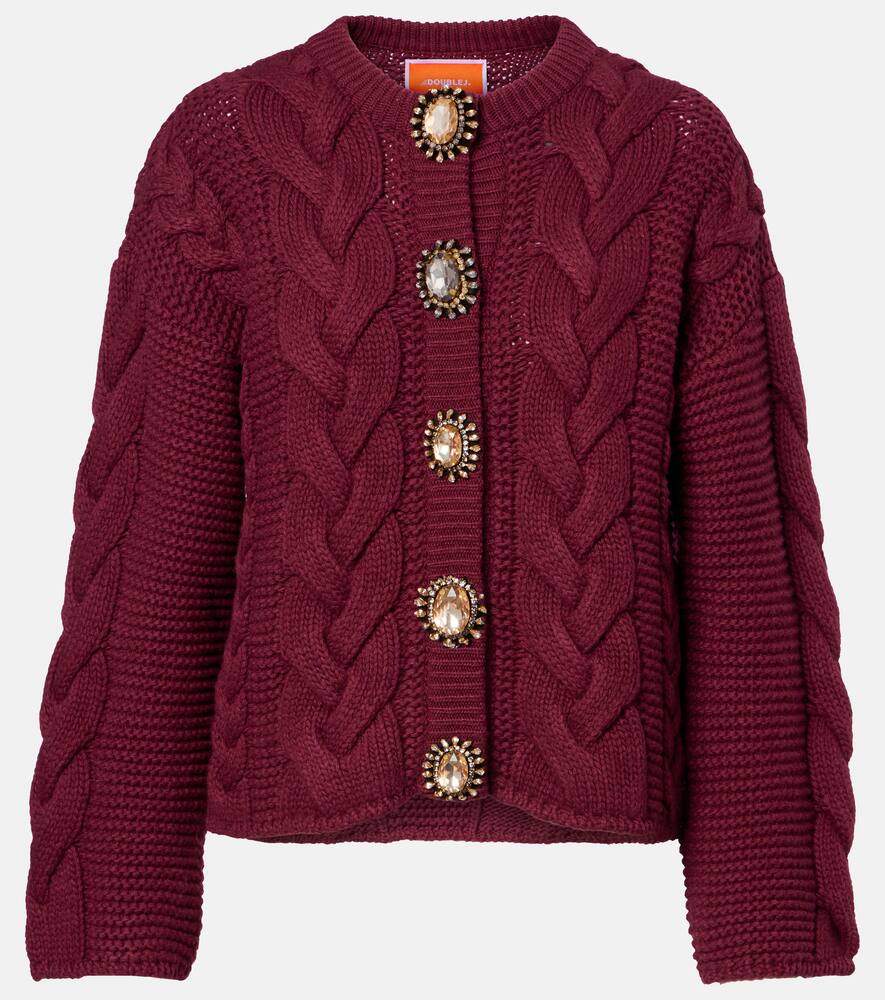 Кардиган из шерстяной смеси с декоративными элементами La DoubleJ, Solid
Кардиган из шерстяной смеси с декоративными элементами La DoubleJ, Solid