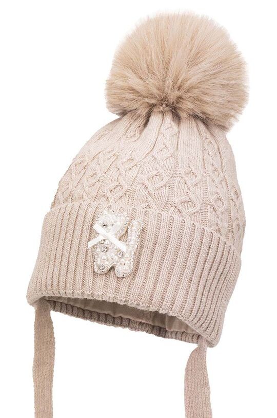 Детская шапка из смесовой шерсти ANE II Jamiks, бежевый
Детская шапка из смесовой шерсти ANE II Jamiks, бежевый