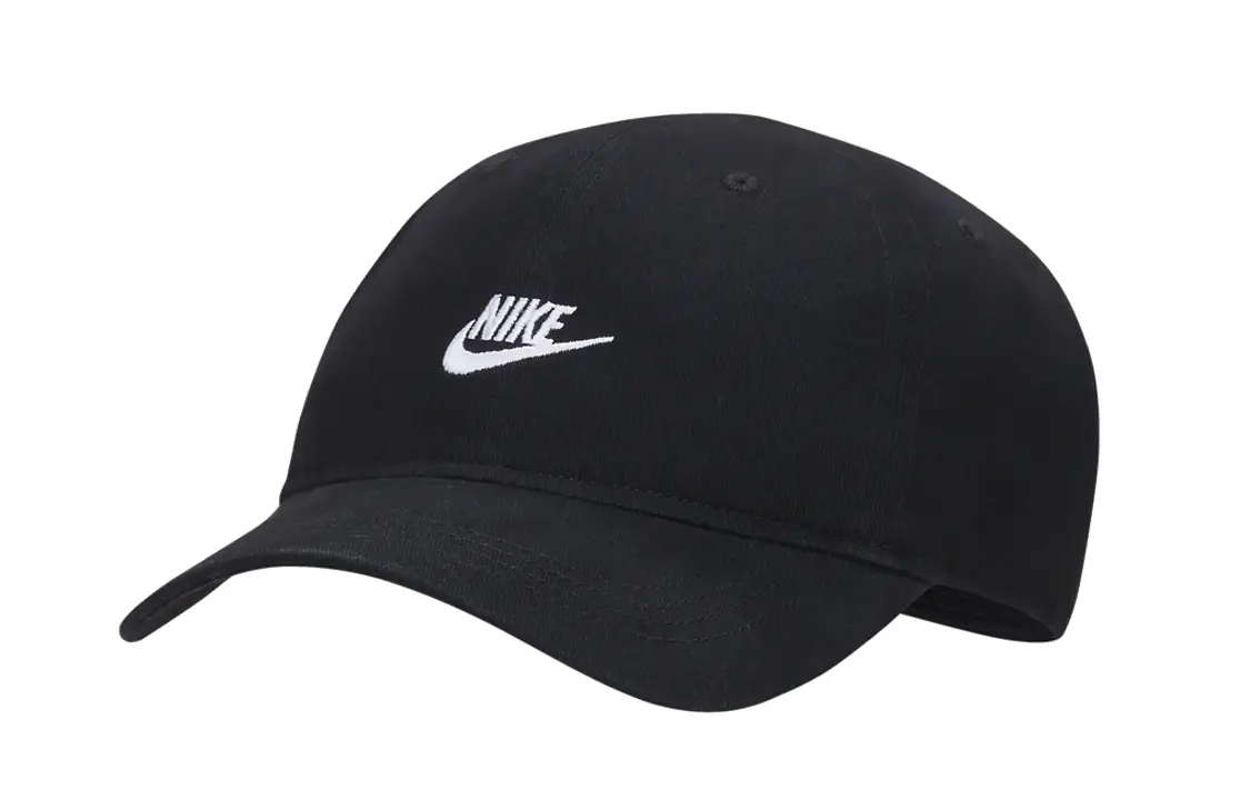 Хлопковая, полиэстеровая бейсболка детская черная Nike
Хлопковая, полиэстеровая бейсболка детская черная Nike