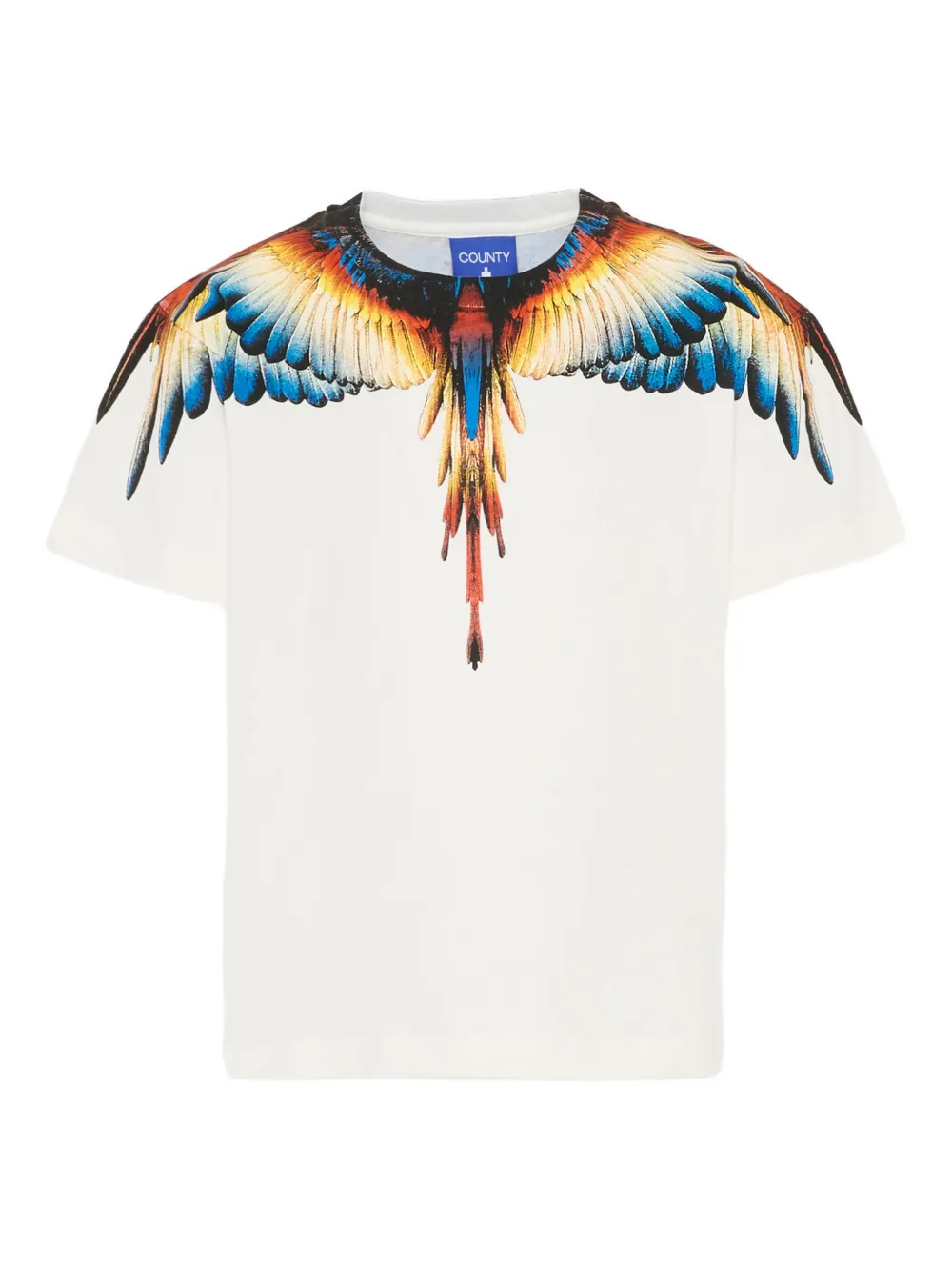 Футболка с короткими рукавами и деталями в виде крыльев County Of Milan, бежевый
Футболка с короткими рукавами и деталями в виде крыльев County Of Milan, бежевый