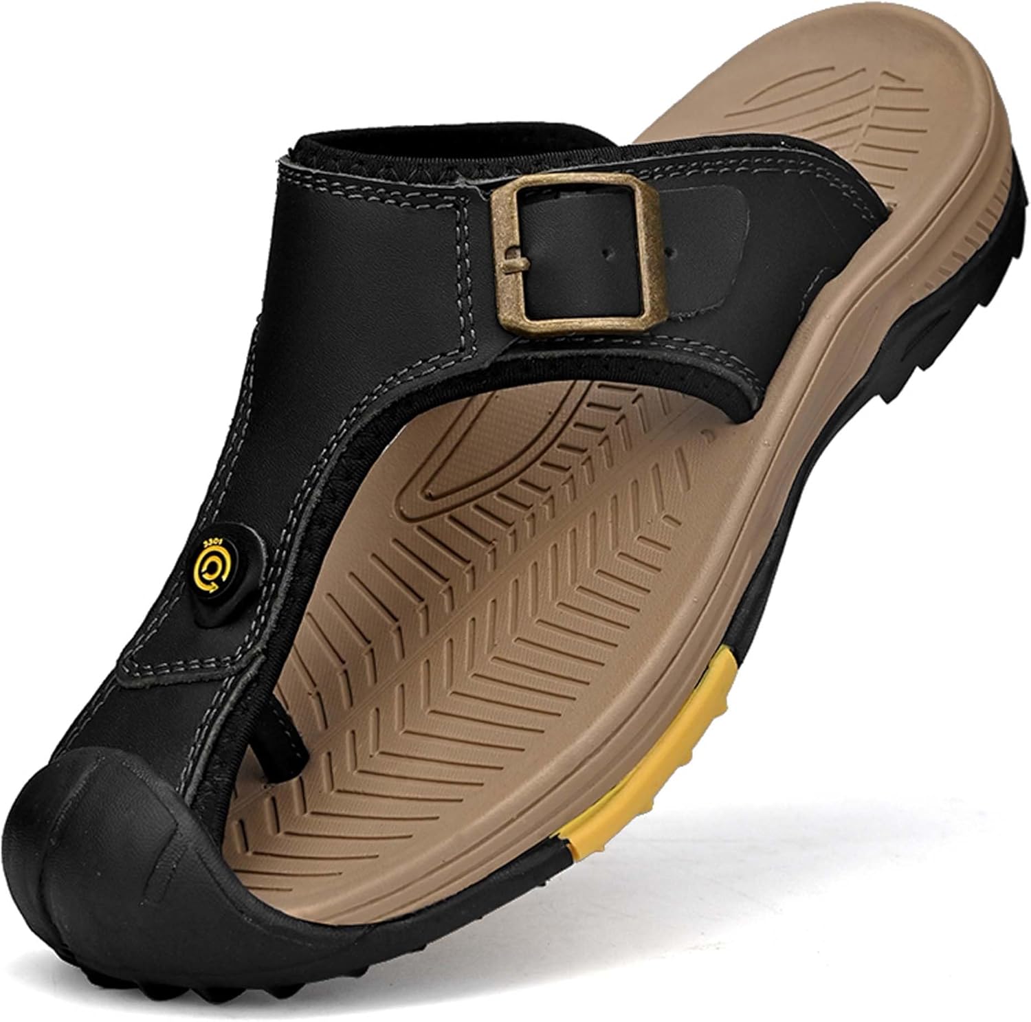 Мужские сандалии Vtiao из натуральной кожи, модные повседневные шлепанцы, премиальные шлепанцы, летние пляжные сандалии с защитой для пальцев, черный
Мужские сандалии Vtiao из натуральной кожи, модные повседневные шлепанцы, премиальные шлепанцы, летние пляжные сандалии с защитой для пальцев, черный