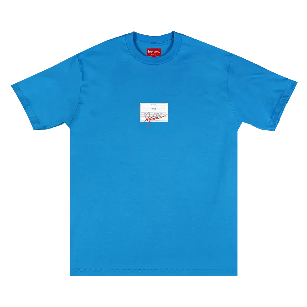 Топ с короткими рукавами Supreme Signature Label, Ярко-синий
Топ с короткими рукавами Supreme Signature Label, Ярко-синий