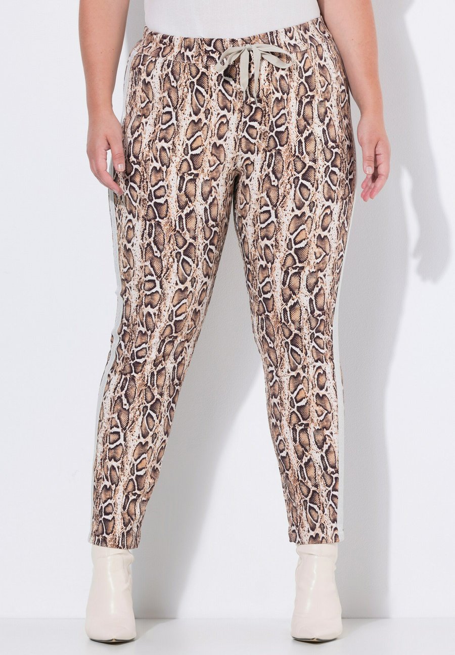 Брюки MIAMODA Trousers, Grey/Beige/Beige
Брюки MIAMODA Trousers, Grey/Beige/Beige