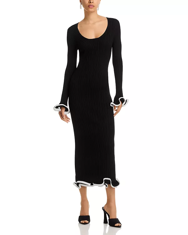 Платье миди Солани Simkhai, черный
Платье миди Солани Simkhai, черный