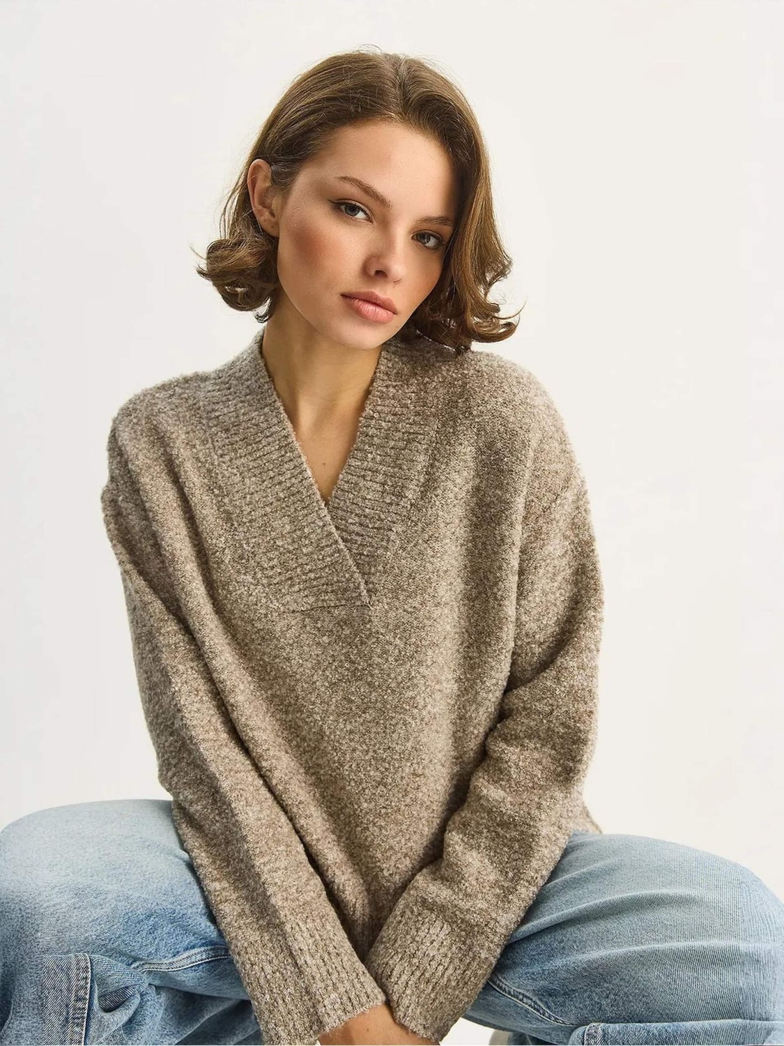 Bianco Lucci Свитер в бежевом цвете
Bianco Lucci Свитер в бежевом цвете