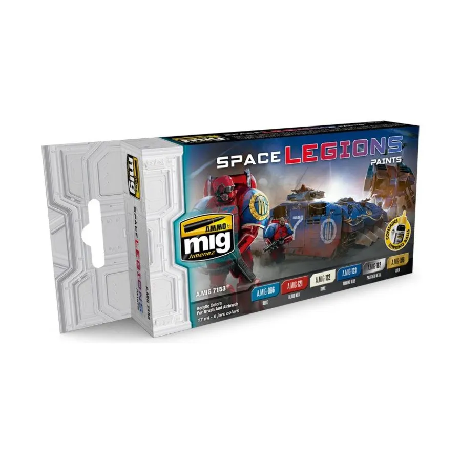 Набор цветов Космических Легионов, Acrylic Paint Sets
Набор цветов Космических Легионов, Acrylic Paint Sets