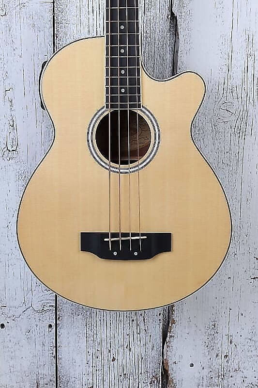 Басс гитара Washburn AB5 4 String Cutaway Acoustic Electric Bass Guitar Natural with Gig Bag
Басс гитара Washburn AB5 4 String Cutaway Acoustic Electric Bass Guitar Natural with Gig Bag