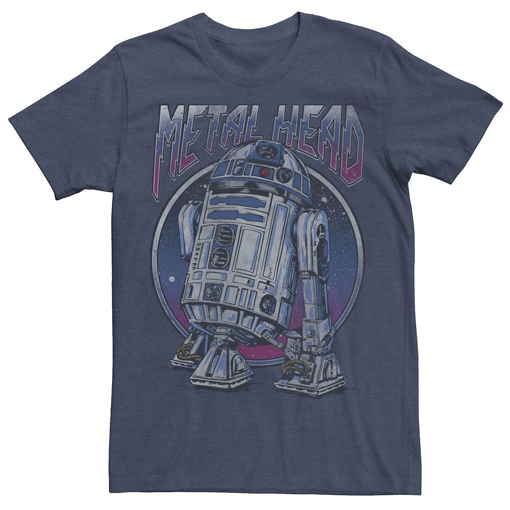 Мужская футболка с металлической головкой Star Wars R2-D2, цвет Navy Heather
Мужская футболка с металлической головкой Star Wars R2-D2, цвет Navy Heather