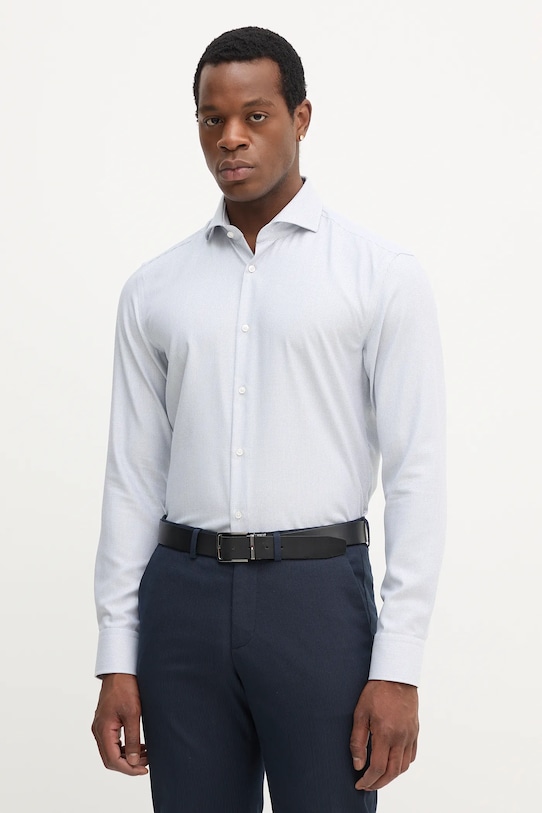 Хлопковая рубашка Boss, синий
Хлопковая рубашка Boss, синий