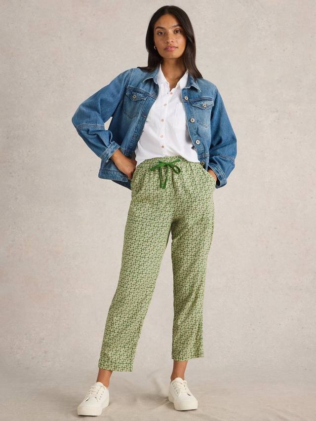 Льняные брюки elle с графическим рисунком и цветочным принтом White Stuff, цвет Green/Cream
Льняные брюки elle с графическим рисунком и цветочным принтом White Stuff, цвет Green/Cream