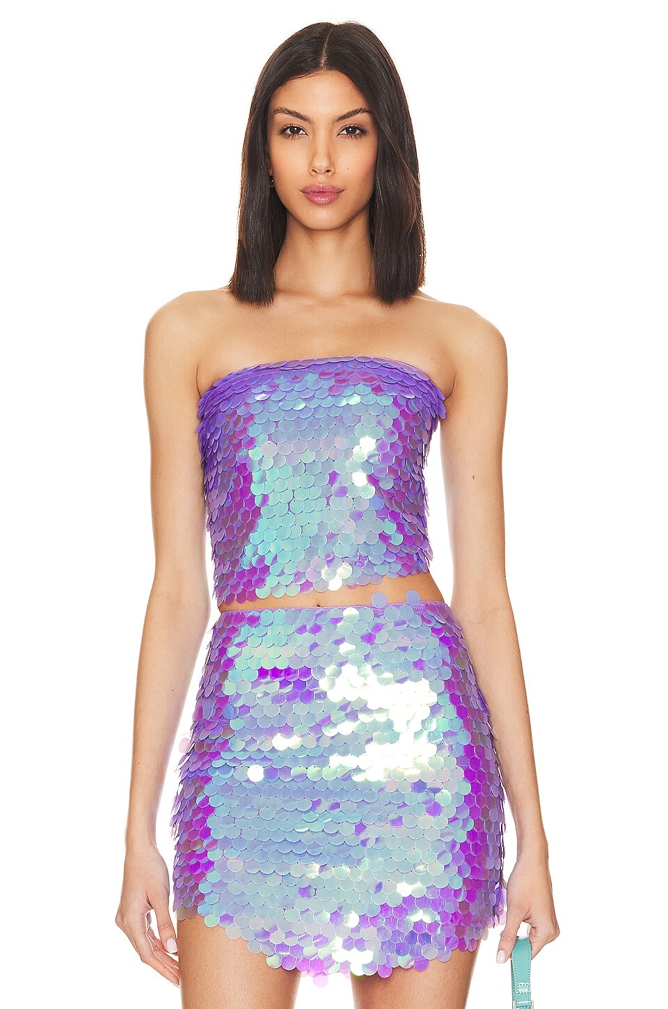 Топ The New Arrivals by Ilkyaz Ozel Dione, цвет Lilac Sequin 
Топ The New Arrivals by Ilkyaz Ozel Dione, цвет Lilac Sequin