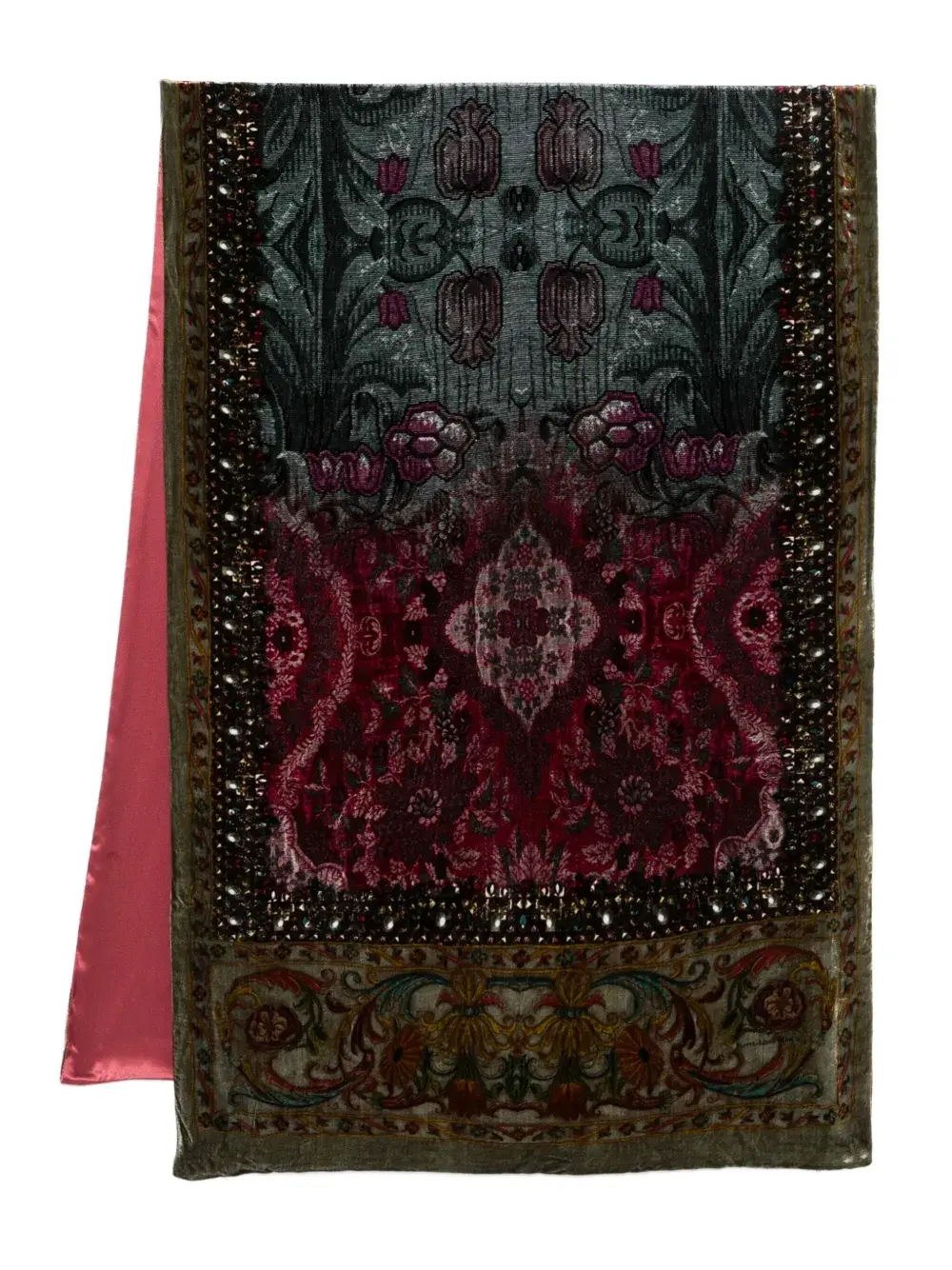 Шарф с цветочным узором Pierre-Louis Mascia, синий
Шарф с цветочным узором Pierre-Louis Mascia, синий