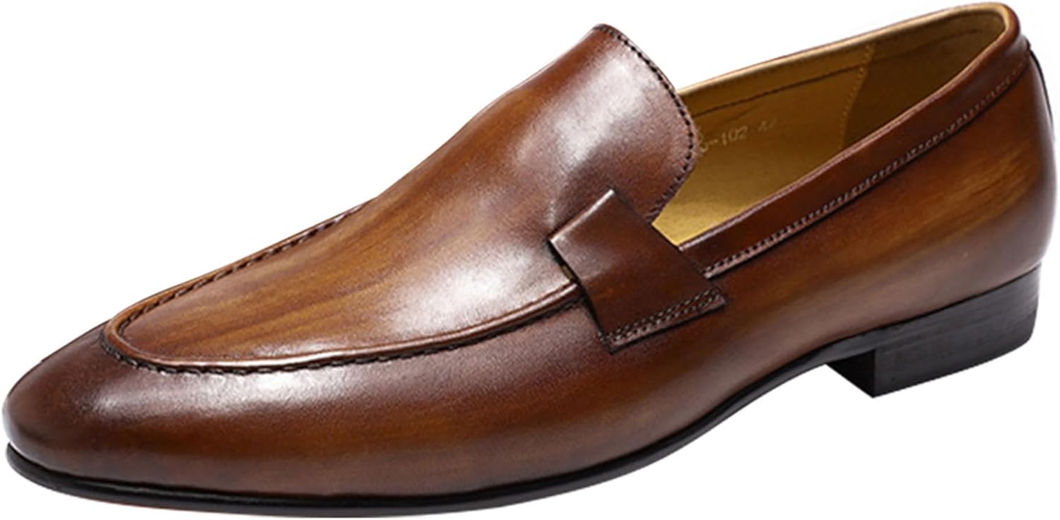 Мужские лоферы Santimon, удобные туфли без шнурков для повседневной носки, вечеринки и свадеб, модные мужские туфли под смокинг, формальные деловые туфли из натуральной кожи, пенни-лоферы, удобные для ходьбы, коричневый
Мужские лоферы Santimon, удобные туфли без шнурков для повседневной носки, вечеринки и свадеб, модные мужские туфли под смокинг, формальные деловые туфли из натуральной кожи, пенни-лоферы, удобные для ходьбы, коричневый