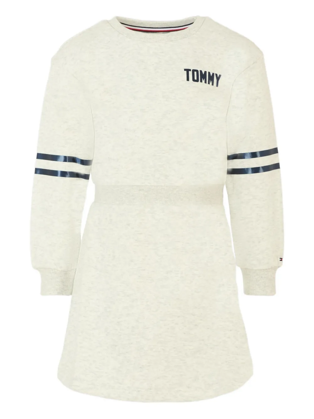 Платье с длинными рукавами и полосками Tommy Hilfiger Junior, серый 
Платье с длинными рукавами и полосками Tommy Hilfiger Junior, серый