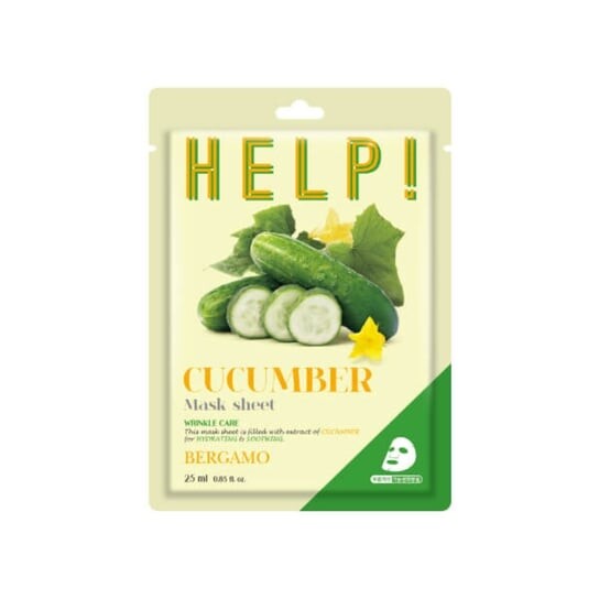 Бергамо, Помогите! Cucumber Mask Sheet, разглаживающая тканевая маска, 25 мл, Bergamo
Бергамо, Помогите! Cucumber Mask Sheet, разглаживающая тканевая маска, 25 мл, Bergamo