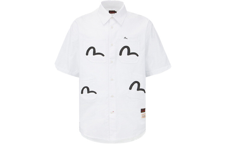 Рубашка мужская белая Evisu, белый
Рубашка мужская белая Evisu, белый