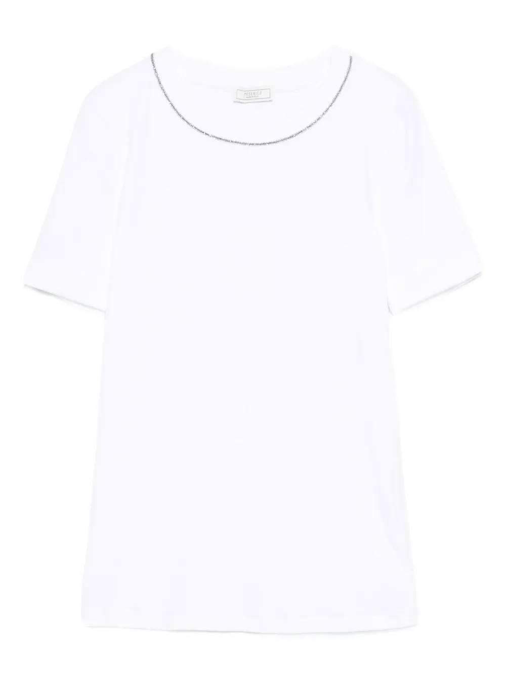 Футболка с отделкой цепочкой Peserico, белый
Футболка с отделкой цепочкой Peserico, белый
