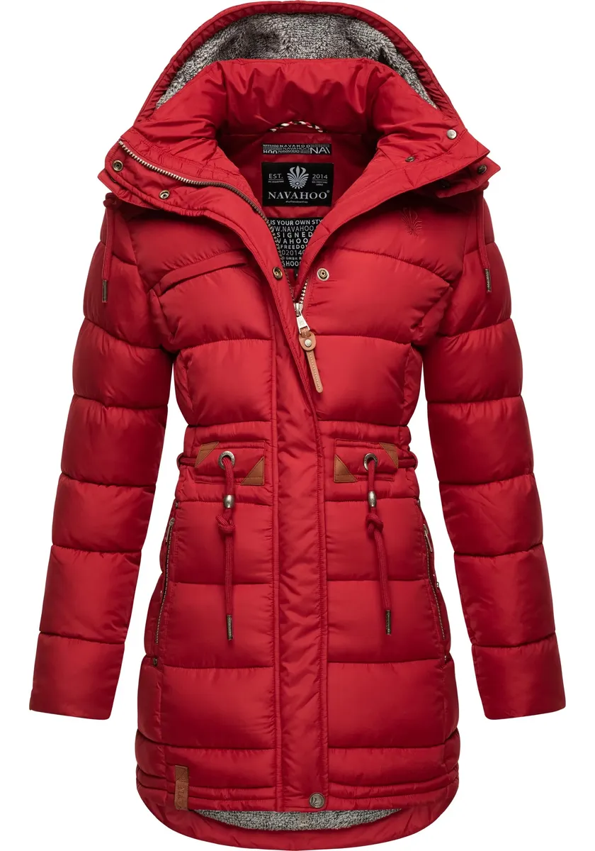 Стеганое пальто Navahoo "Daliee", стильная зимняя парка со съемным капюшоном, красный
Стеганое пальто Navahoo "Daliee", стильная зимняя парка со съемным капюшоном, красный