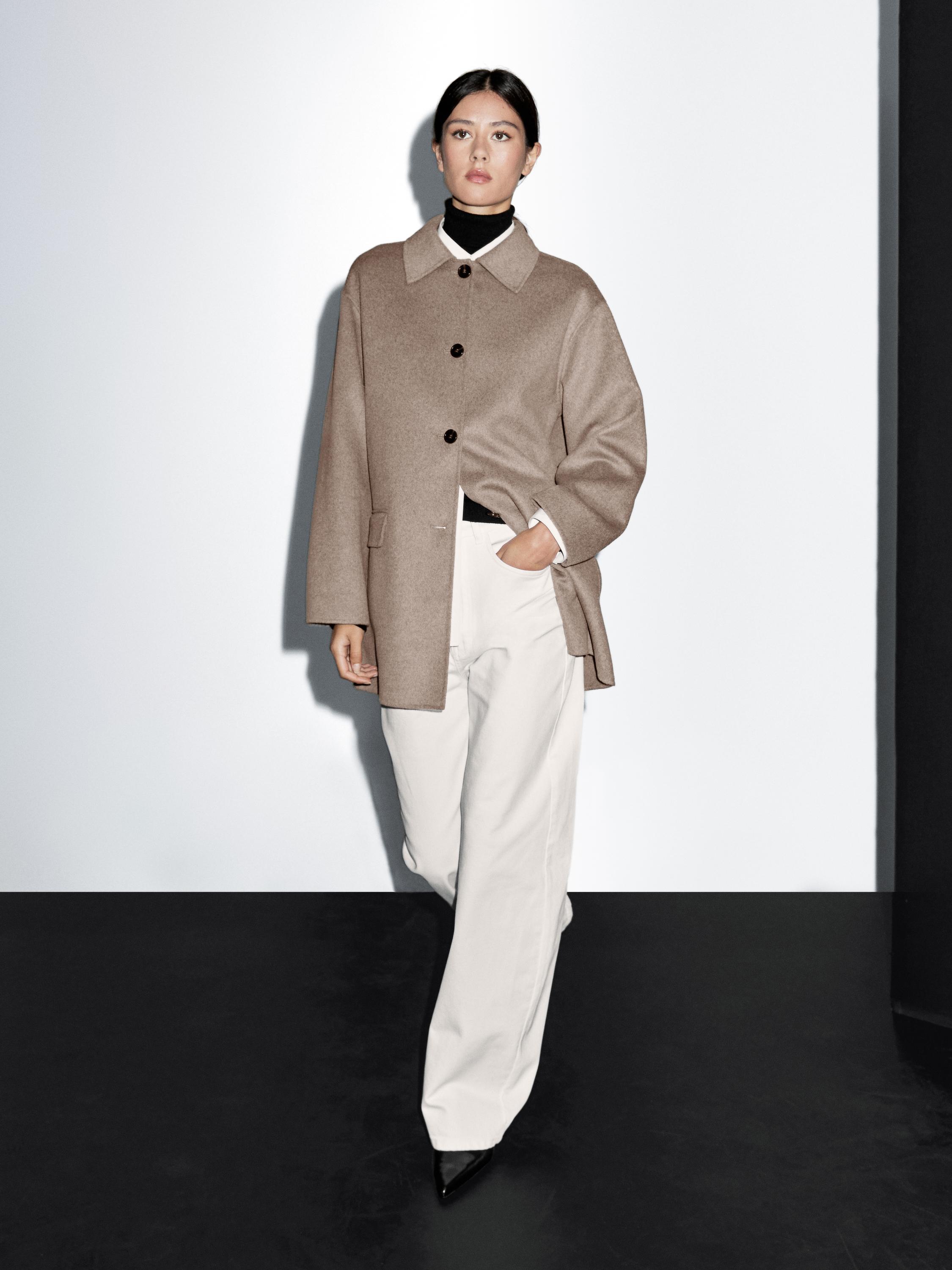 Пальто из смеси шерсти средней толщины Massimo Dutti, коричневый
Пальто из смеси шерсти средней толщины Massimo Dutti, коричневый