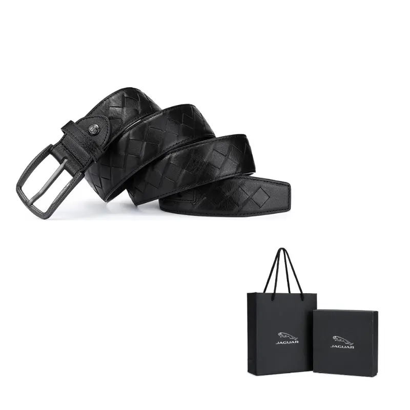 JAGUAR Кожаный ремень мужской, Black
JAGUAR Кожаный ремень мужской, Black