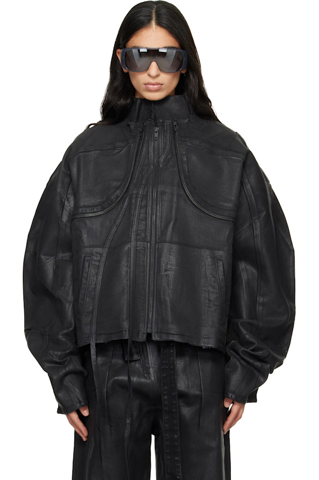 Глянцевая джинсовая куртка на молнии Ottolinger, черный
Глянцевая джинсовая куртка на молнии Ottolinger, черный