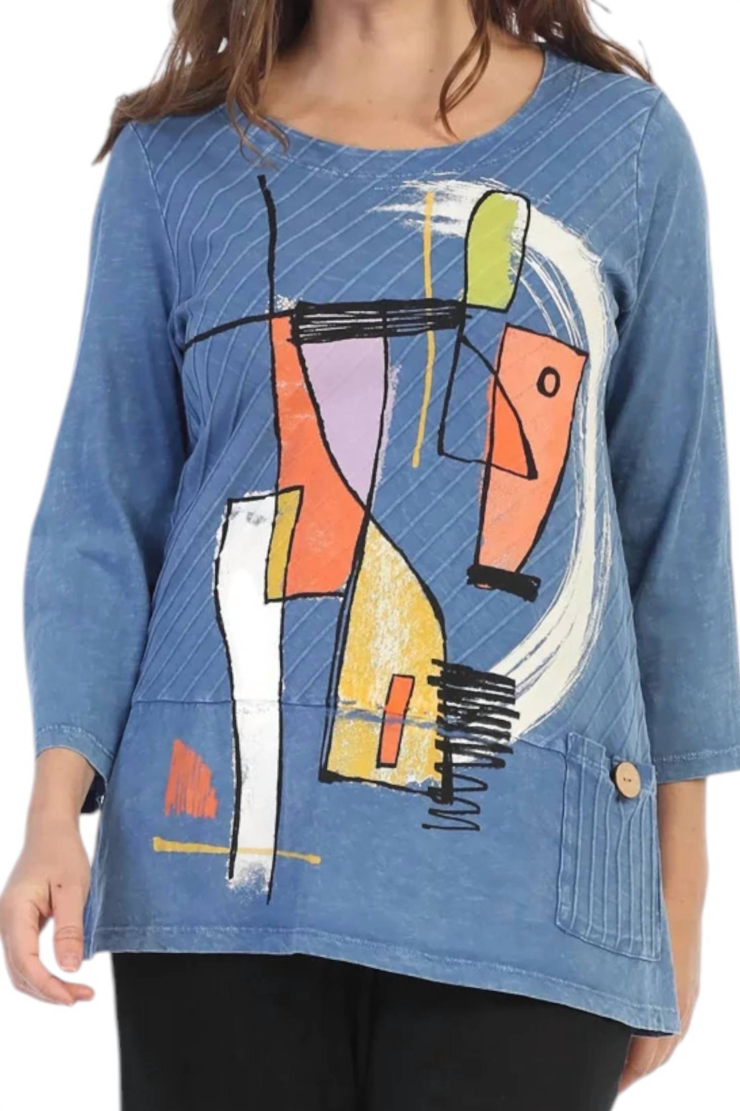 Топ-туника Modern Art Mineral Washed Wide Rab Contrast Tight в морском стиле Jess & Jane, Marine
Топ-туника Modern Art Mineral Washed Wide Rab Contrast Tight в морском стиле Jess & Jane, Marine