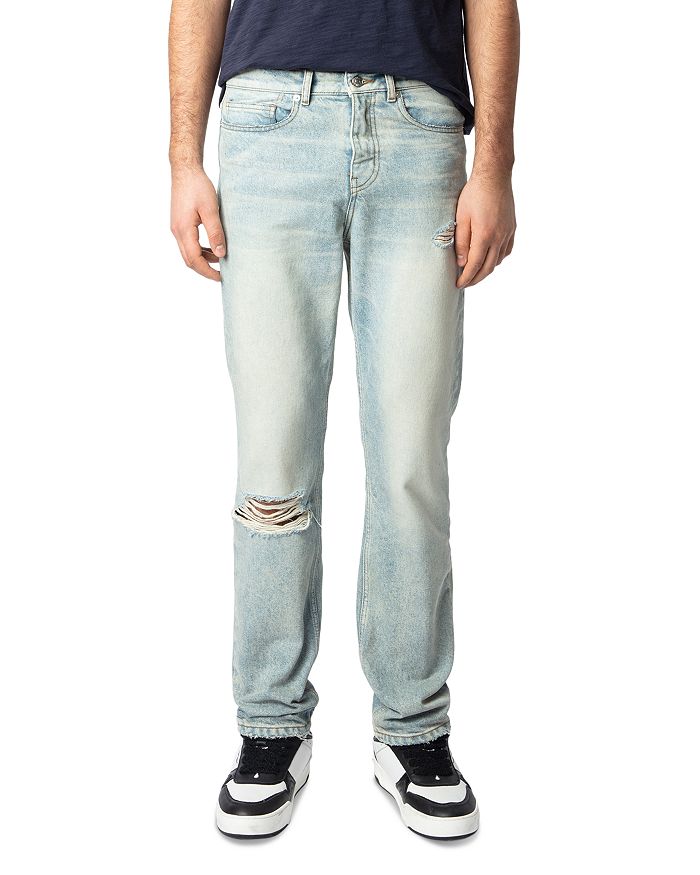 Джинсы прямого кроя John Distressed светло-голубого цвета Zadig & Voltaire, синий
Джинсы прямого кроя John Distressed светло-голубого цвета Zadig & Voltaire, синий