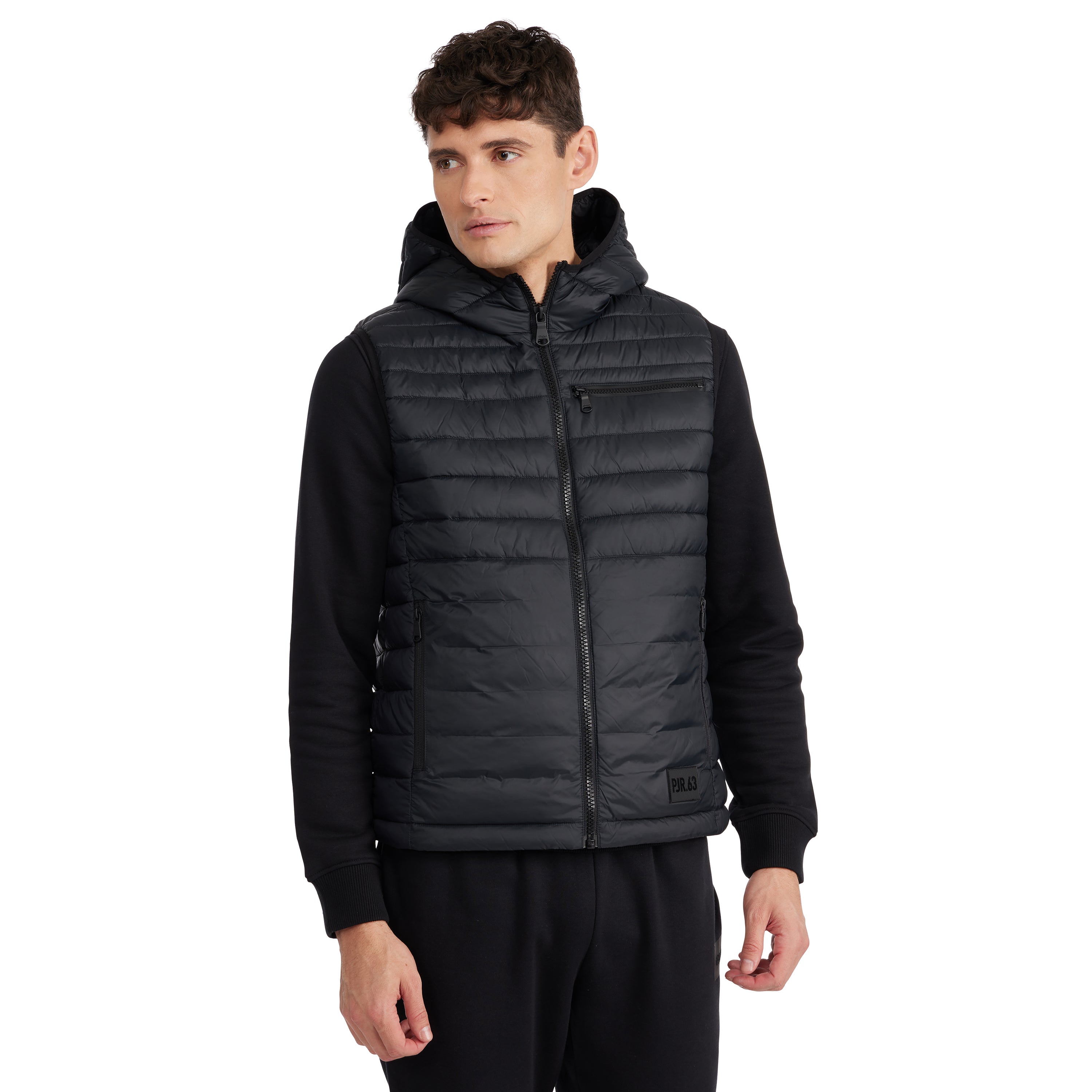 Мужской стеганый жилет Pajar Drew с фиксированным капюшоном, черный
Мужской стеганый жилет Pajar Drew с фиксированным капюшоном, черный