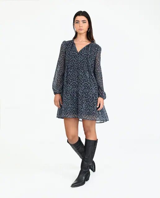 Короткое платье с длинными рукавами The-Are, синий
Короткое платье с длинными рукавами The-Are, синий