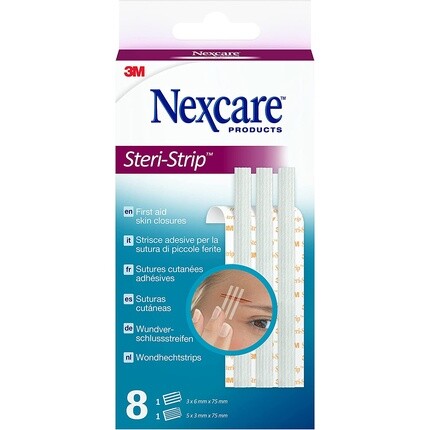Накожные застежки Nexcare Steri-Strip в ассортименте
Накожные застежки Nexcare Steri-Strip в ассортименте