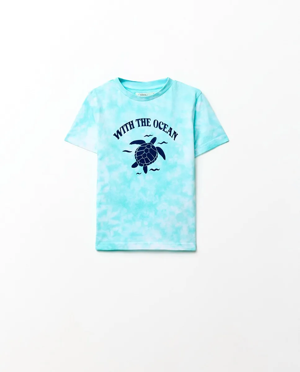 Футболка с рисунком тай-дай Sfera, синий
Футболка с рисунком тай-дай Sfera, синий
