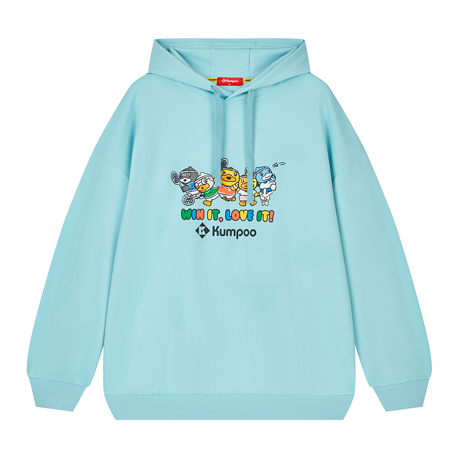 KUMPOO Унисекс-худи синего цвета
KUMPOO Унисекс-худи синего цвета