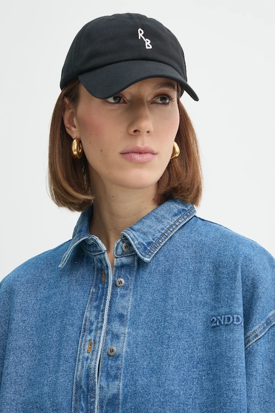 Хлопковая кепка с козырьком Ruslan Baginskiy, черный
Хлопковая кепка с козырьком Ruslan Baginskiy, черный