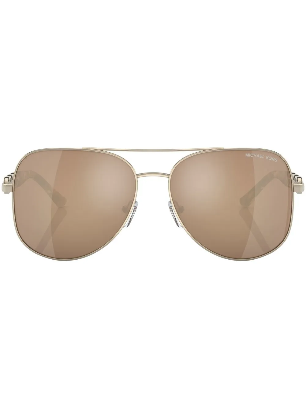 Солнцезащитные очки-пилоты с зеркальными линзами MICHAEL KORS, золотой
Солнцезащитные очки-пилоты с зеркальными линзами MICHAEL KORS, золотой