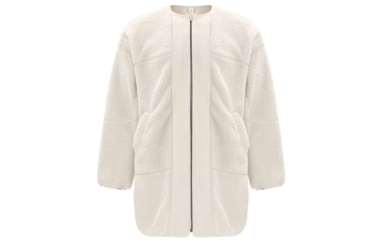 Lululemon Женская безворотниковая фактурная куртка, White
Lululemon Женская безворотниковая фактурная куртка, White