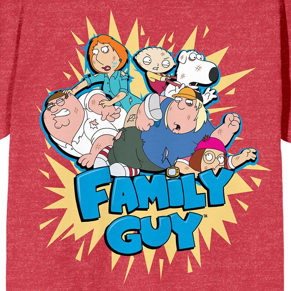 Футболка с графическим рисунком персонажей «Гриффины» для юниоров Licensed Character, красный
Футболка с графическим рисунком персонажей «Гриффины» для юниоров Licensed Character, красный