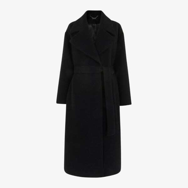 Шерстяное пальто Lorna с завязкой на талии Whistles, черный
Шерстяное пальто Lorna с завязкой на талии Whistles, черный