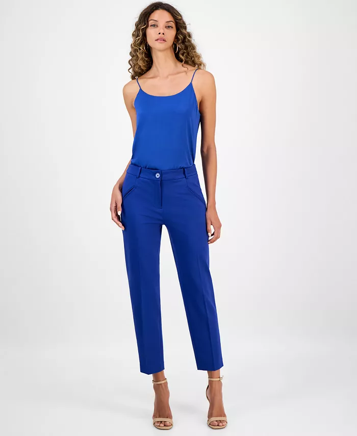 Женские компрессионные брюки с высокой талией и прямыми штанинами Bar Iii, синий
Женские компрессионные брюки с высокой талией и прямыми штанинами Bar Iii, синий