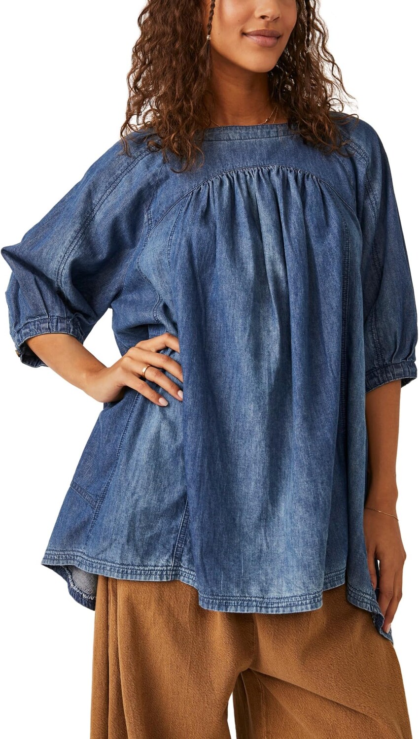 Топ Free People Memories Of You Denim, цвет Blue Ribbon
Топ Free People Memories Of You Denim, цвет Blue Ribbon