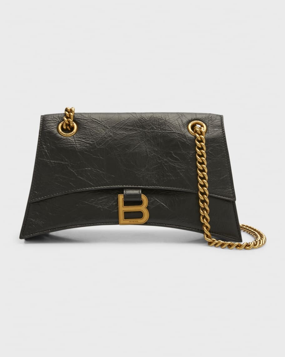 Маленькая сумка через плечо из мятой кожи Crush Balenciaga
Маленькая сумка через плечо из мятой кожи Crush Balenciaga