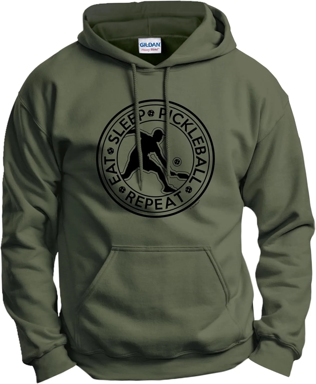 Толстовка с капюшоном ThisWear Eat Sleep Pickleball Repeat с карманом
Толстовка с капюшоном ThisWear Eat Sleep Pickleball Repeat с карманом