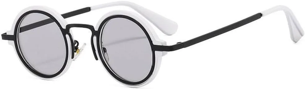 Винтажные металлические солнцезащитные очки MUTYNE в стиле панк, для мужчин и женщин, маленькие круглые, роскошные, персонализированные, в стиле хип-хоп, White
Винтажные металлические солнцезащитные очки MUTYNE в стиле панк, для мужчин и женщин, маленькие круглые, роскошные, персонализированные, в стиле хип-хоп, White